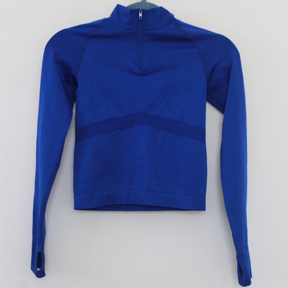 NWOT VS Pink Everyday Seamless Cropped Quarter-Zip